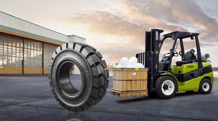 KR222 energy-saving forklift solid tire